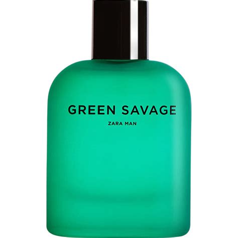 zara man green savage cologne.